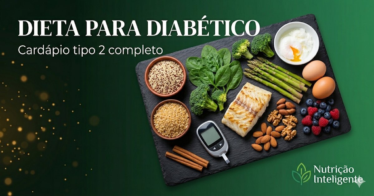 Dieta para diabético tipo 2 — cardápio completo