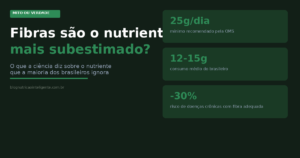 Fibras são o nutriente mais subestimado? O que a ciência diz