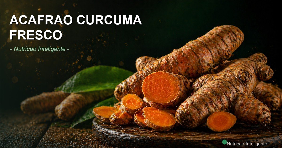 Açafrão (cúrcuma) fresco