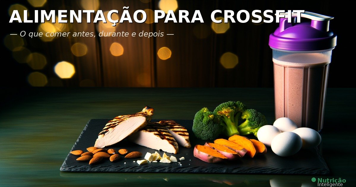Alimentação para crossfit: o que comer antes, durante e depois dos treinos