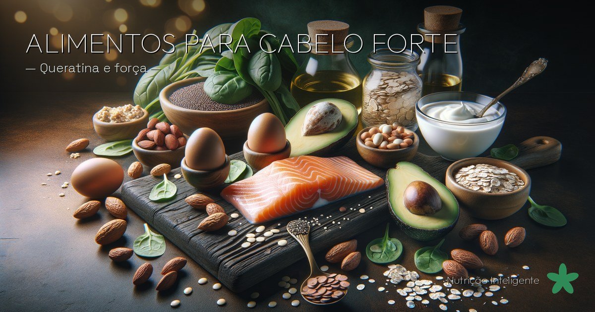 Alimentos para cabelo forte