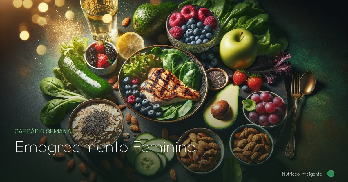 Cardápio para emagrecimento feminino