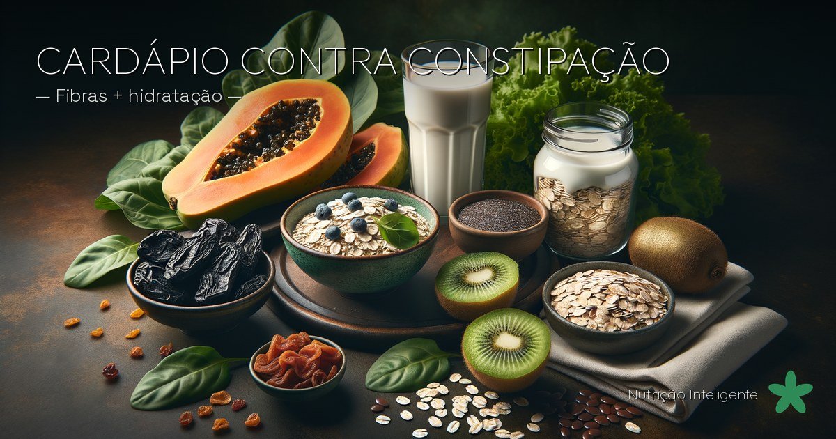 Cardápio para intestino preso