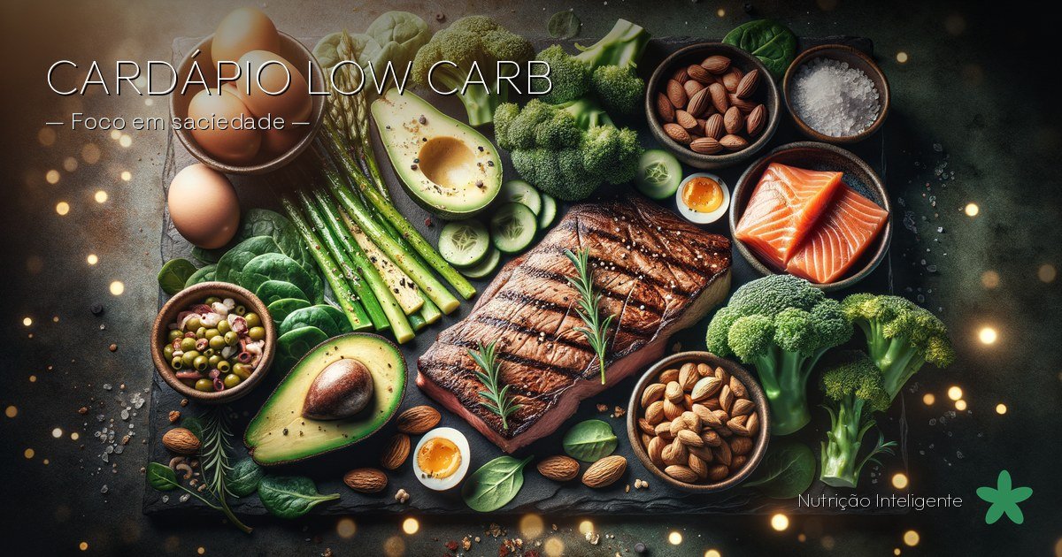 Cardápio low carb para emagrecimento