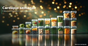 Cardápio semanal para quem usa Ozempic com lista de compras