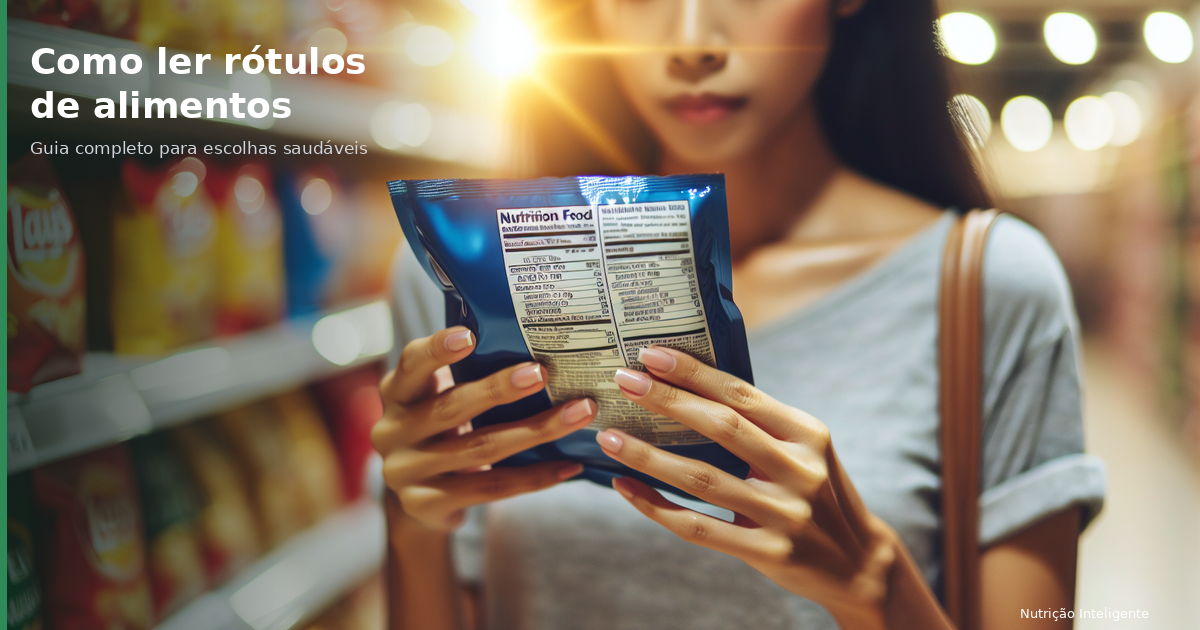 Como ler rótulos de alimentos