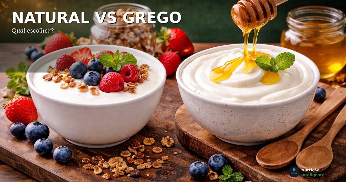 Iogurte natural vs Iogurte grego