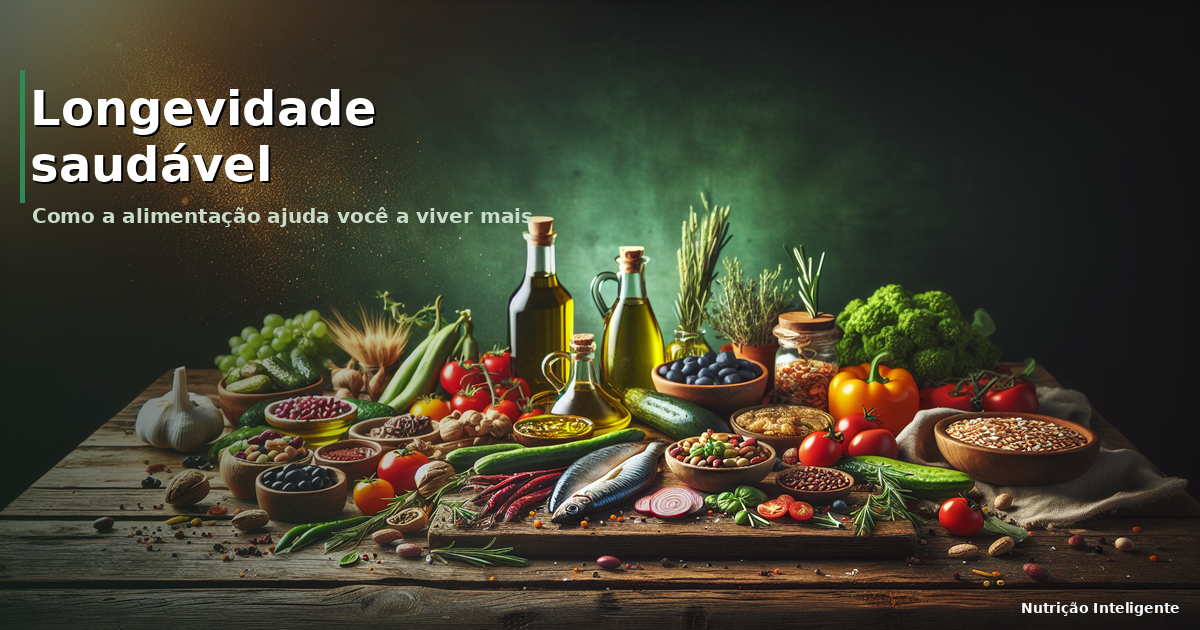 Longevidade saudável alimentação