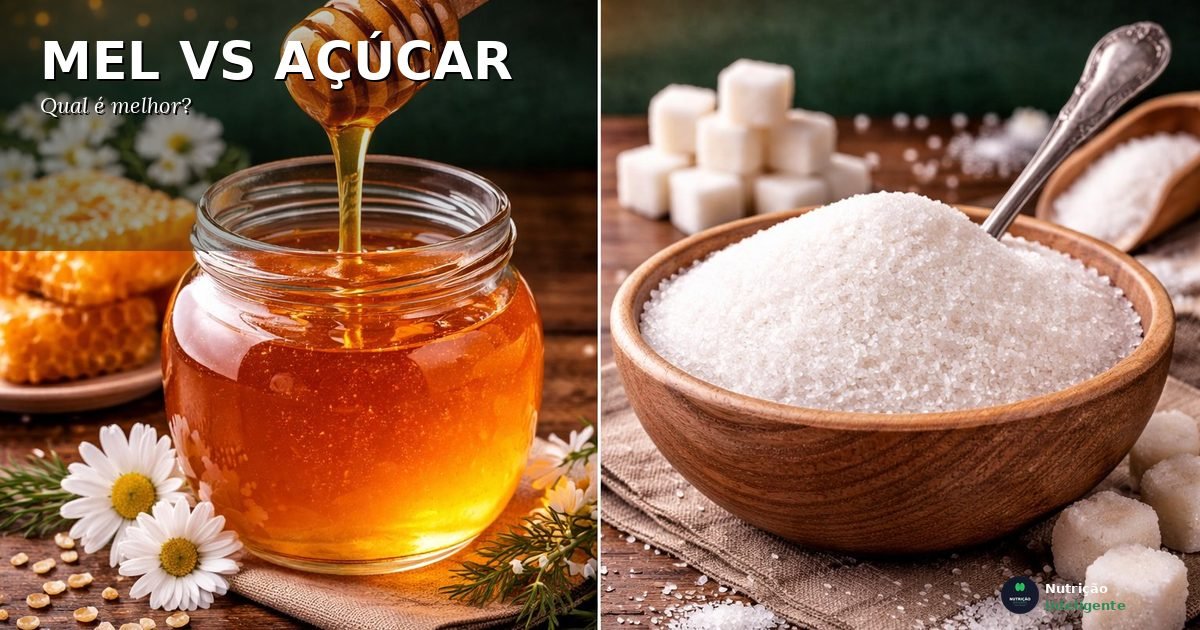Mel vs Açúcar