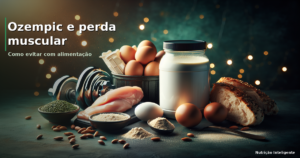 Ozempic e perda muscular: como evitar com alimentação
