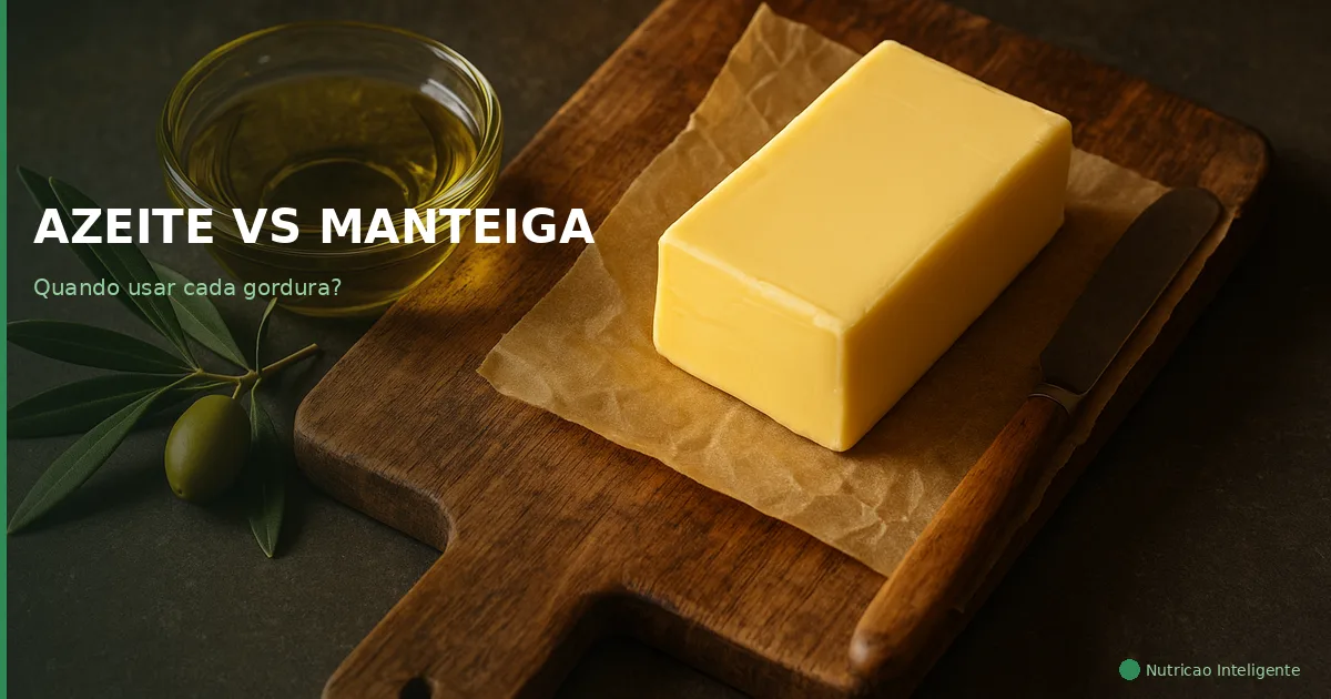 Azeite de oliva vs Manteiga