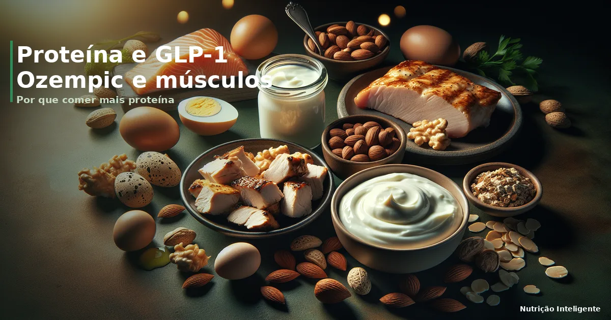 Proteína e GLP-1: por que quem usa Ozempic precisa comer mais proteína